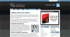 Desktop Screenshot of freelanceflashgames.com